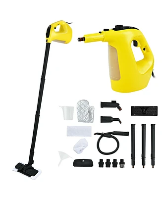 Slickblue 1400W Multipurpose Pressurized Steam Cleaner With 17 Pieces Accessories