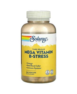 Solaray Mega Vitamin B-Stress Timed-Release - 240 VegCaps