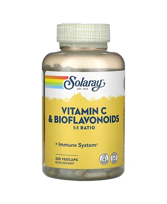 Solaray Vitamin C & Bioflavonoids - 250 VegCaps - Assorted Pre