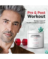Codeage Multi Amino+ Bcaa & Eaa Supplement, All 9 Essential Amino Acids, Free-Form Branched-Chain Amino Acid Pills, Sport Supplement, Pre & Post Worko