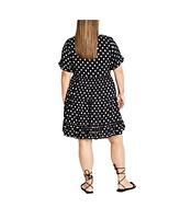 City Chic Women's Nikki Print Dress