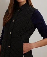 Lauren Ralph Women's Quilted Logo Vest