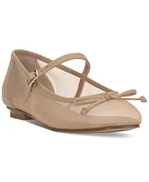 Jessica Simpson Women's Katelind Mary-Jane Mesh Ballet Flats