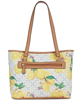 Giani Bernini Lemon Print Saffiano Tote, Created for Macy's