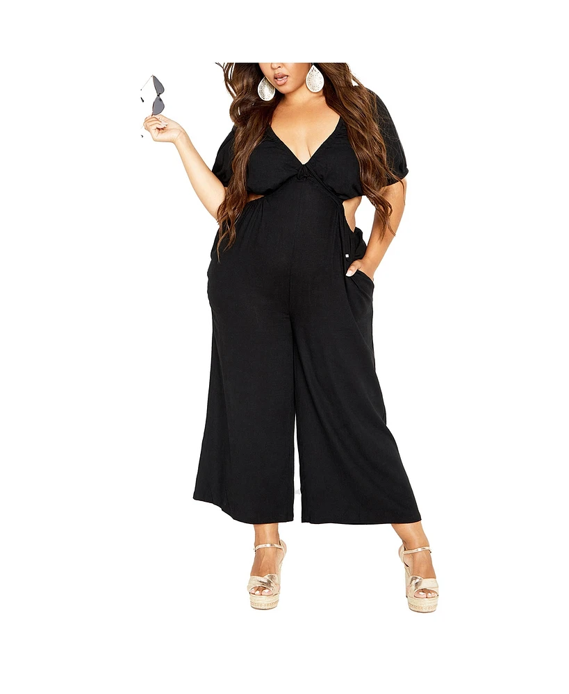 City Chic Plus Gia Jumpsuit