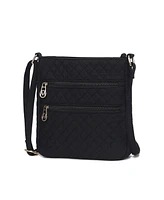 Mkf Collection Lainey Solid Quilted Cotton Crossbody by Mia K