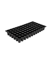 Sunpack 21 x 11in Round 72 Cell Insert Tray, Black