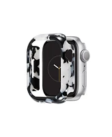 Anne Klein Women's Black and White Acetate Protective Case designed for 41mm Apple Watch