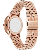 Olivia Burton Women's Radiant Sun Rose Gold-Tone Stainless Steel Watch 35mm