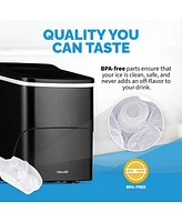 Newair 26 lbs. Countertop Bullet Ice Maker, Portable and Lightweight, Intuitive Control, Large or Small Ice Size