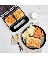 Uncanny Brands Hello Kitty Grilled Cheese Maker- Panini Press and Compact Indoor Grill