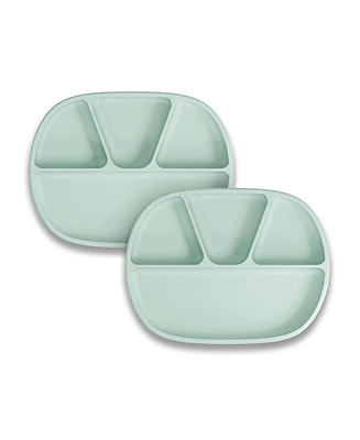 Nuk Toddler Silicone Baby Suction Plates, 2 Pack