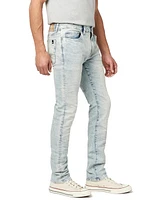 Buffalo Men's Slim Ash Crinkled and Worn Jeans