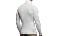 Leif Nelson Men's Turtleneck Sweater Slim Fit Polo Neck Longsleeve | Long Sleeve for Men