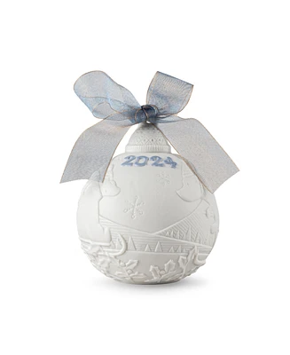 Lladro 2024 Christmas ball blue