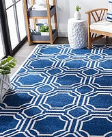 Safavieh Amherst AMT411 Navy and Ivory 11' x 16' Rectangle Area Rug