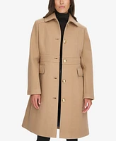Tommy Hilfiger Women's Hooded Single-Breasted Coat, Created for Macy's