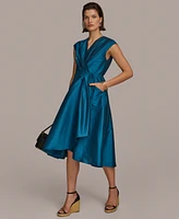 Donna Karan Women's A-Line Wrap Dress