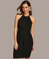 Donna Karan Women's Chain-Trim Halter Sheath Dress