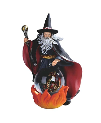 Fc Design 8.25"H Wizard Glitter Snow Globe Figurine Home Decor Perfect Gift for House Warming, Holidays and Birthdays