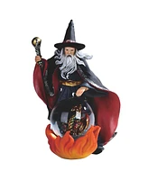 Fc Design 8.25"H Wizard Glitter Snow Globe Figurine Home Decor Perfect Gift for House Warming, Holidays and Birthdays