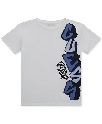 Guess Big Boys Short-Sleeve Cotton Logo Graphic T-Shirt