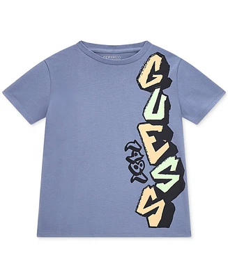 Guess Big Boys Short-Sleeve Cotton Logo Graphic T-Shirt - G7cz