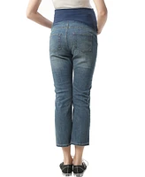 kimi + kai Maternity Jodie Stretch Boyfriend Denim Jeans