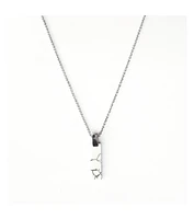 sanctuaire Sanctuary Project by Semi Precious White Howlite Dainty Pendant Necklace Silver