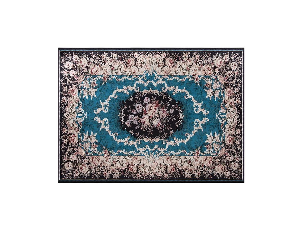 Slickblue Area Rug with Non-Shedding Surface and Anti-slip Bottom