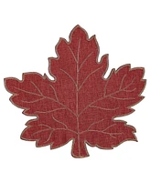 Elrene Metallic Leaf Die Cut Placemat