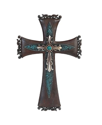 Fc Design 15.75"H Decorative Wall Cross Statue Home Decor Perfect Gift for House Warming