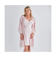 Angel Maternity 3 pieces sleepwear set