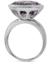 Amethyst Bezel Statement Ring (9 ct. t.w.) in Sterling Silver