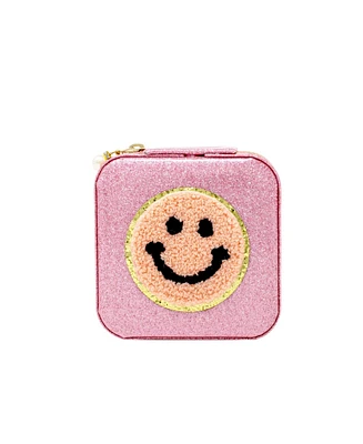 Tiny Treats + Zomi Gems Girls Happy Face Sparkle Jewelry Box