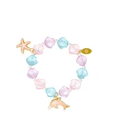 Tiny Treats + Zomi Gems Girls Mermaid Seashell Fashion Bracelet Set