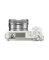 Sony Alpha Zv-E10 Aps-c Mirrorless Vlog Camera with 16-50mm Lens (White)