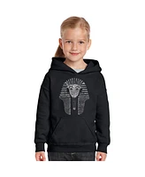 La Pop Art Girls Word Hooded Sweatshirt - King Tut