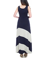 kimi + kai Maternity Sally Abstract Maxi Dress