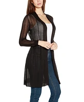 Belldini Women's Lightweight Duster Cardigan Sweater