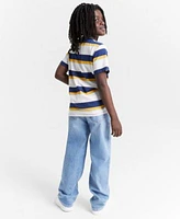 Epic Threads Little Big Boys Striped Henley T Shirt Relaxed Bigleaf Jeans I.N.C International Concepts Grayson Lace Up Shoes