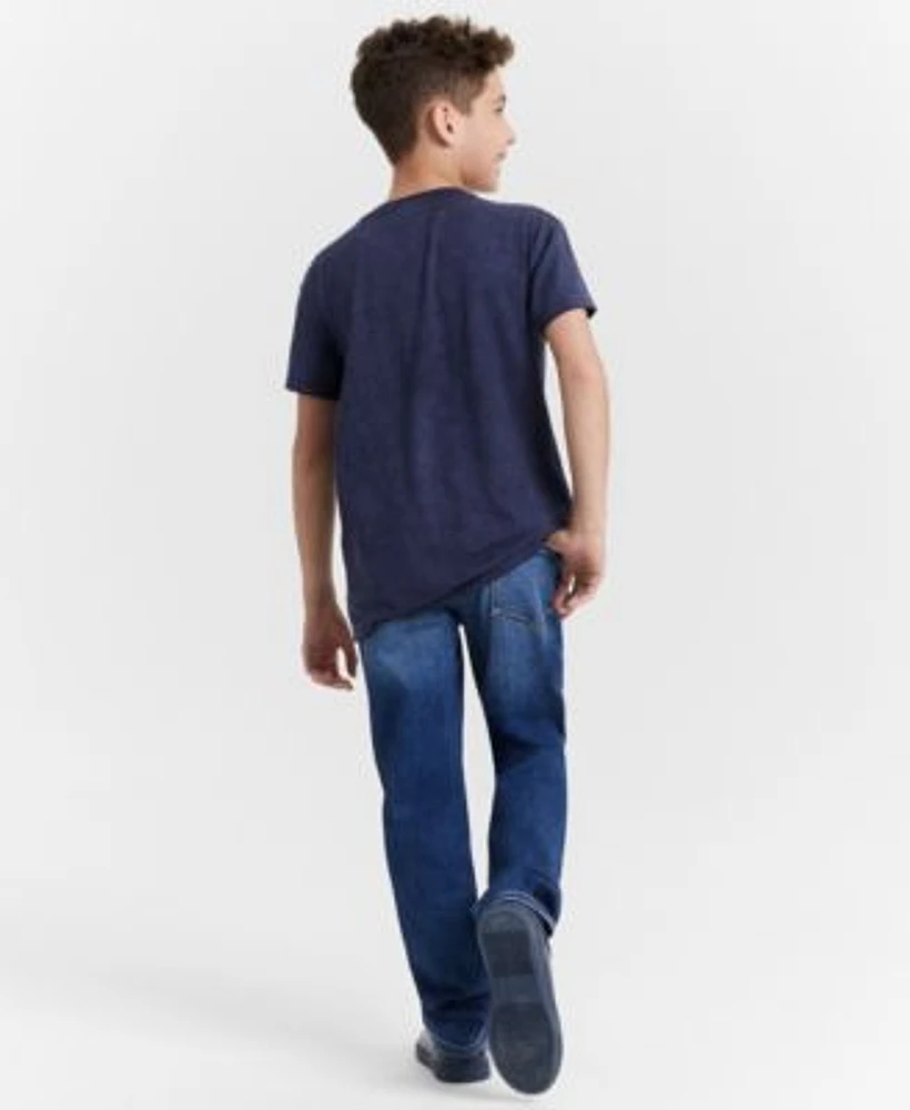 Epic Threads Big Boys Solid Washed Henley T Shirt Slim Fit Lexington Jeans Created For Macys