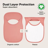 KeaBabies Baby Girls 8-Pack Bibs for Boys, Girls, Pull-on Drool Bib Unisex