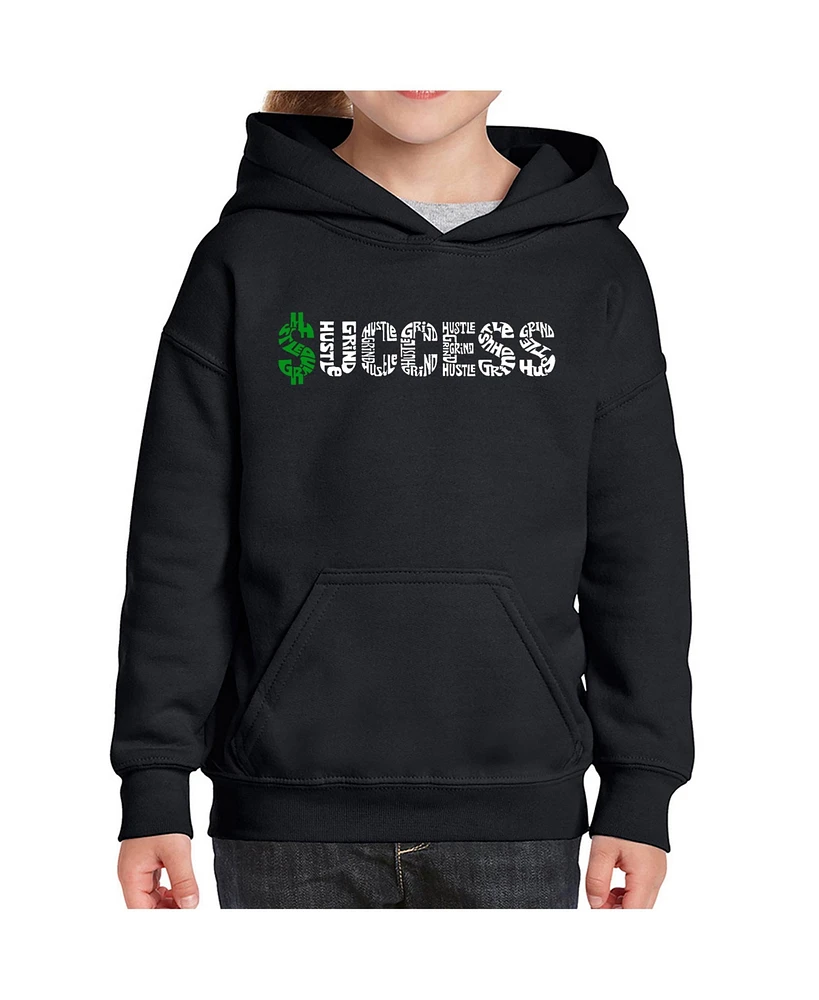 La Pop Art Girls Word Hooded Sweatshirt - Success