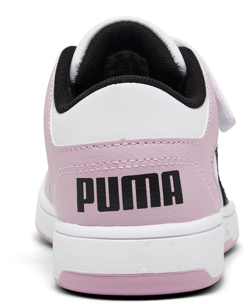 Puma Little Girls' Rebound LayUp Low Casual Sneakers from Finish Line