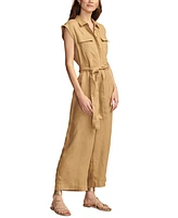 Lucky Brand Women's Modern Utility Linen Jumpsuit