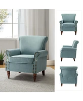 Hulala Home Iuppiter Traditional Armchair with Turned Legs