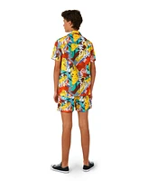 OppoSuits Big Boys 2 Pc Summer Pikachu Shirt and Shorts Set