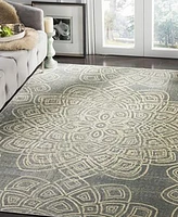 Safavieh Constellation Vintage CNV751 Light Gray and Multi 6'7" x 9'2" Area Rug