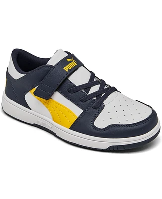 Puma Little Kids' Rebound LayUp Low Casual Sneakers from Finish Line